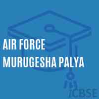 Air Force Murugesha Palya Secondary School Logo