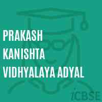Prakash Kanishta Vidhyalaya Adyal High School Logo