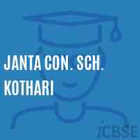 Janta Con. Sch. Kothari Primary School Logo