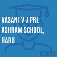 Vasant V J Pri. Ashram School, Haru Logo