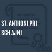 St. Anthoni Pri Sch Ajni Primary School Logo
