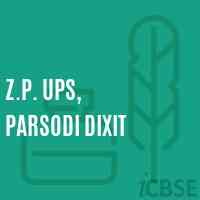 Z.P. Ups, Parsodi Dixit Middle School Logo