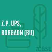 Z.P. Ups, Borgaon (Bu) Middle School Logo