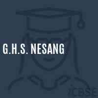 G.H.S. Nesang Secondary School Logo