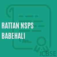 Rattan Nsps Babehali Middle School Logo