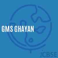 Gms Ghayan Middle School Logo