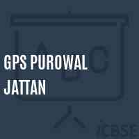 Gps Purowal Jattan Primary School Logo