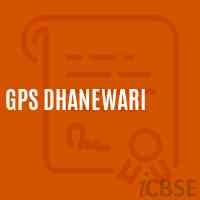 Gps Dhanewari Primary School Logo