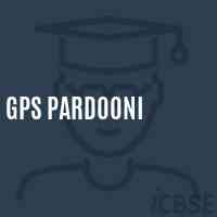 Gps Pardooni Primary School Logo