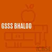 Gsss Bhaloo High School Logo