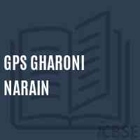 Gps Gharoni Narain Primary School Logo
