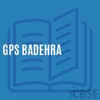 Gps Badehra Primary School Logo