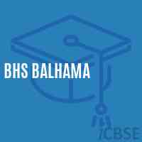 Bhs Balhama Secondary School Logo