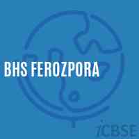 Bhs Ferozpora Secondary School Logo