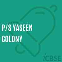 P/s Yaseen Colony Primary School Logo