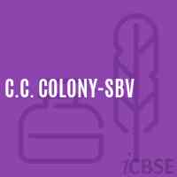 C.C. Colony-SBV Senior Secondary School Logo