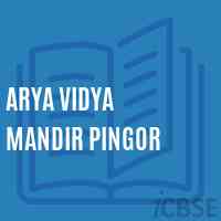 Arya Vidya Mandir Pingor Secondary School Logo