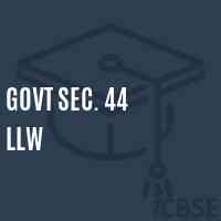 Govt Sec. 44 Llw Secondary School Logo