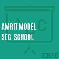Amrit Model Sec. School Logo