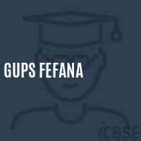 Gups Fefana Middle School Logo