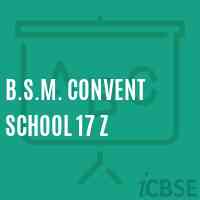 B.S.M. Convent School 17 Z Logo