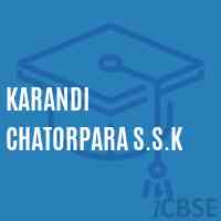 Karandi Chatorpara S.S.K Primary School Logo