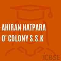 Ahiran Hatpara O' Colony S.S.K Primary School Logo
