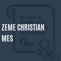 Zeme Christian Mes Middle School Logo