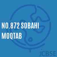 No.872 Sobahi Moqtab Primary School Logo