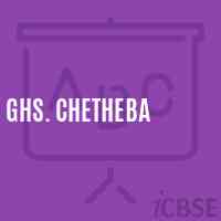 Ghs. Chetheba Secondary School Logo