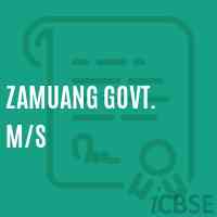 Zamuang Govt. M/s School Logo