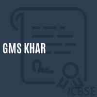 Gms Khar Middle School Logo
