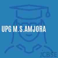 Upg M.S.Amjora Middle School Logo