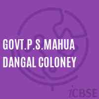 Govt.P.S.Mahua Dangal Coloney Primary School Logo