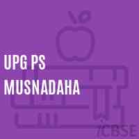 Upg Ps Musnadaha Primary School Logo