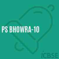 Ps Bhowra-10 Primary School Logo