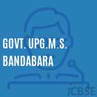Govt. Upg.M.S. Bandabara Middle School Logo