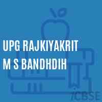 Upg Rajkiyakrit M S Bandhdih Middle School Logo