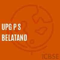 Upg P S Belatand Primary School Logo