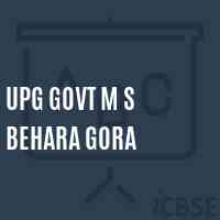 Upg Govt M S Behara Gora Middle School Logo