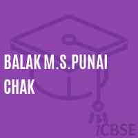 Balak M.S.Punai Chak Middle School Logo