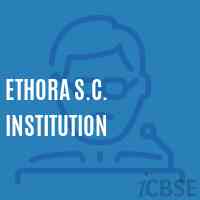 Ethora S.C. Institution High School Logo