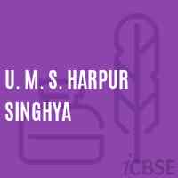 U. M. S. Harpur Singhya Middle School Logo
