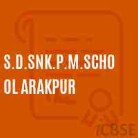 S.D.Snk.P.M.School Arakpur Logo