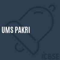 Ums Pakri Middle School Logo