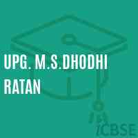 Upg. M.S.Dhodhi Ratan Middle School Logo