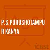 P.S.Purushotampur Kanya Primary School Logo