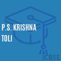 P.S. Krishna Toli Primary School Logo