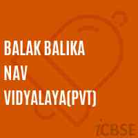 Balak Balika Nav Vidyalaya(Pvt) Middle School Logo