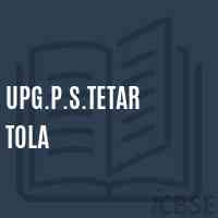 Upg.P.S.Tetar Tola Primary School Logo
